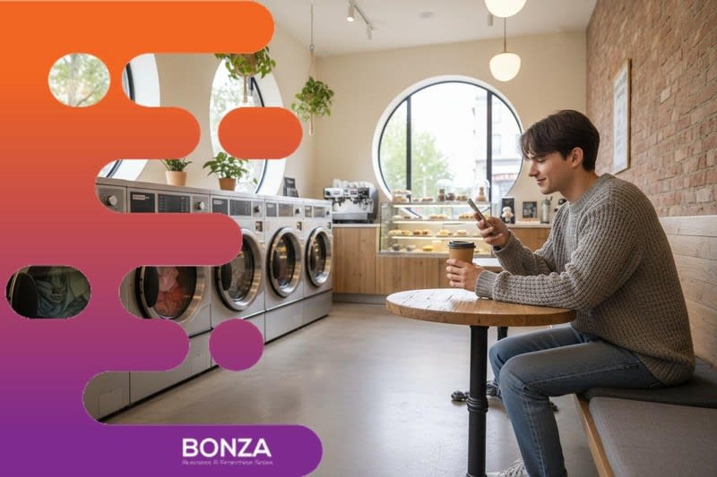 37168 Fully Automated Laundromat With Café Fit-Out 37168 Fully Automated Laundromat With Café Fit-Out