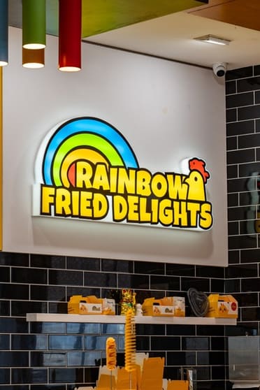 Rainbow Fried Delights Rainbow Fried Delights