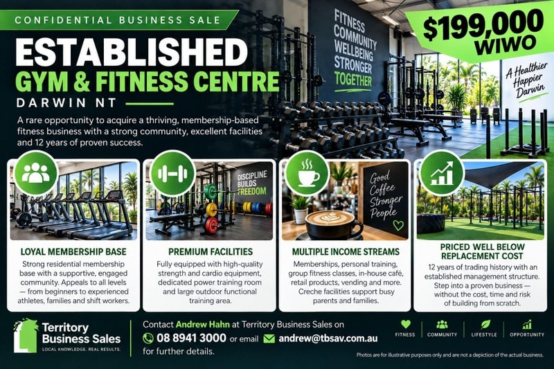 Established Darwin Gym & Fitness Centre