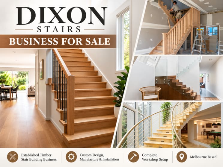 Established Staircase Manufacturing Business - Complete WIWO Opportunity Established Staircase Manufacturing Business - Complete WIWO Opportunity